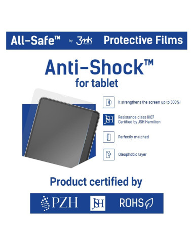 Protecção Tablet All Safe Anti-Shock 3mk