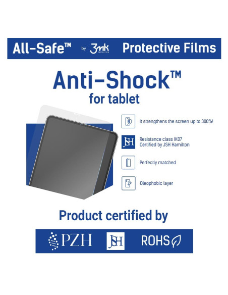 Protecção Tablet All Safe Anti-Shock 3mk