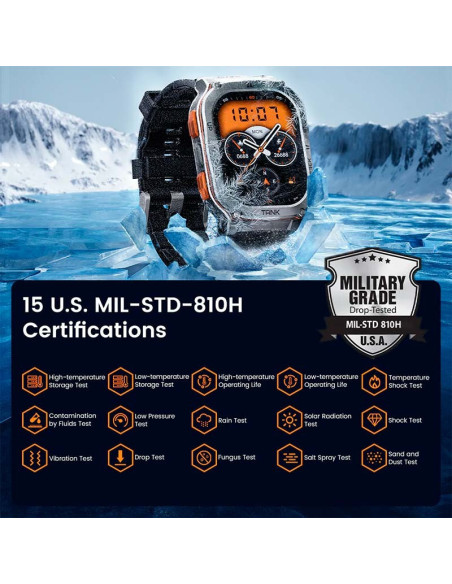 Smartwatch KosPet Tank M3 Ultra 2 Special Edition Silver