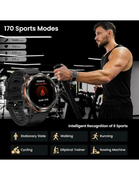 Smartwatch KosPet Tank T3 Ultra 2 Special Edition black