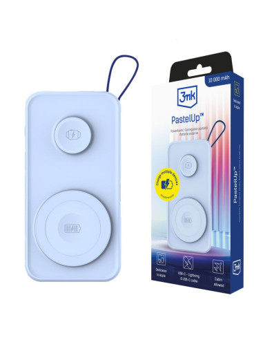 3Mk PowerBank PastelUp 10000mAh 22.5W Azul