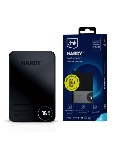 3Mk PowerBank HARDY MagSynergy 10000mAh Preto