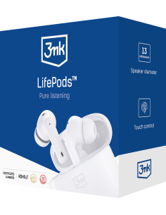 Auricular Bluetooth 3MK LifePods C/ ANC