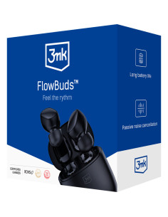 Auricular Bluetooth 3MK FlowBuds Preto