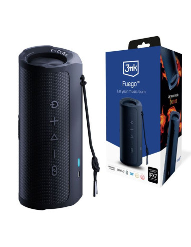 3MK Coluna Bluetooth FUEGO Preta