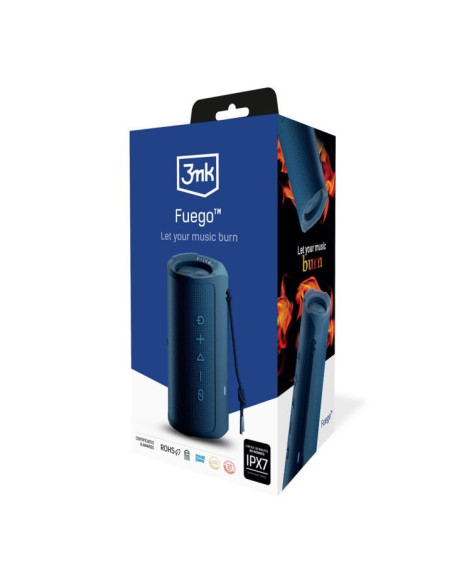 3MK Coluna Bluetooth FUEGO Azul