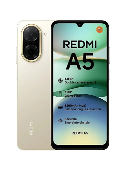 Telemóvel Xiaomi Redmi A5 4B/128GB Dourado
