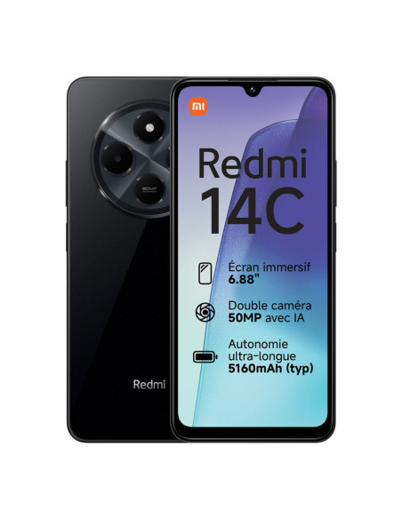 Telemóvel Xiaomi Redmi 14C 8GB/256GB Preto