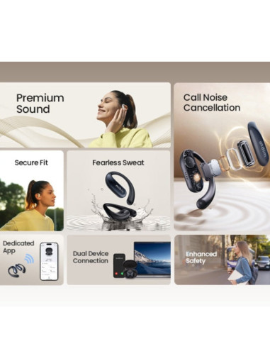 Auricular Bluetooth MiBro OpenEar Preto