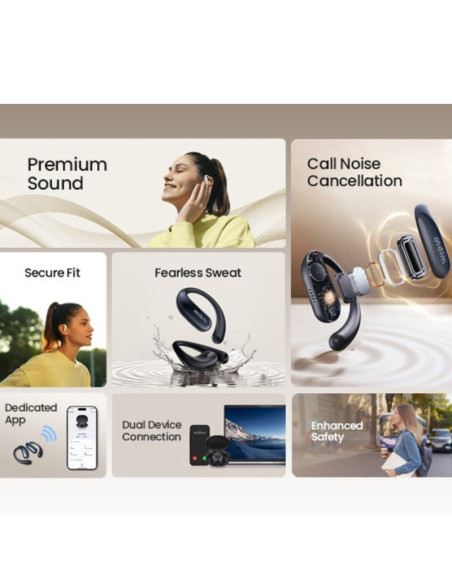 Auricular Bluetooth MiBro OpenEar Preto
